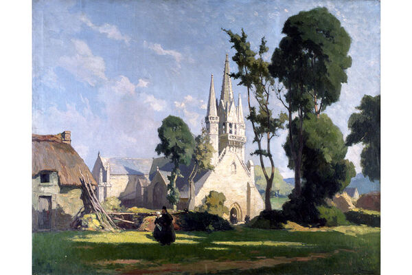 Henri BARNOIN (1882-1940) - L'église de Saint-Fiacre du Faouët