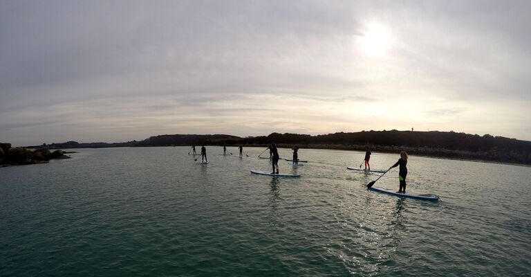 Sibiril-balade en stand up paddle