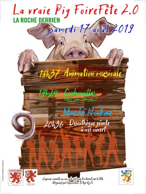 Affiche La Vraie Pig FoierFête 2.0