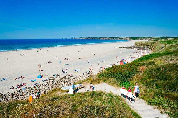 Plage des blancs Sablons