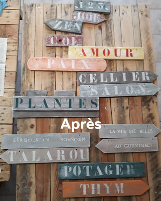 Atelier création panneaux indicateurs - Guilvinec - Pays Bigouden