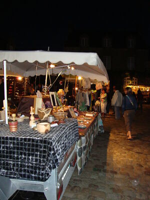photo marchés aux étoiles nocturne