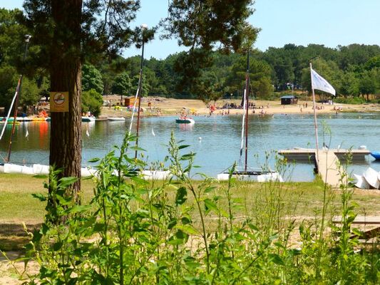 Plage du lac de Trémelin à iffendic