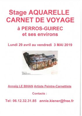 stage aquarelle