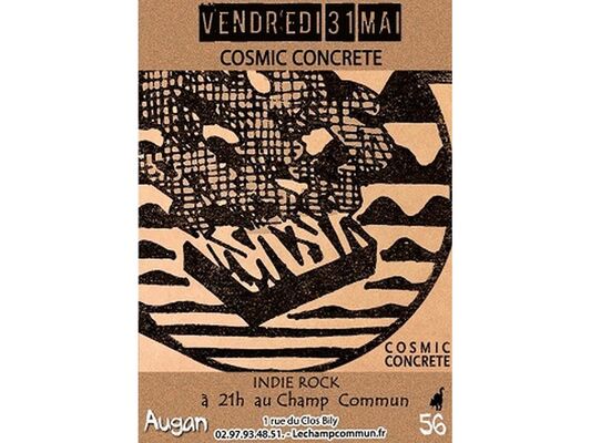 Concert Cosmic concrete Le Champ Commun Augan Destination Brocéliande