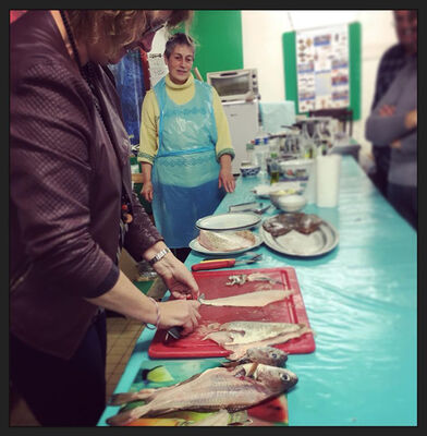 Atelier cuisine sur le poisson - Scarlette Le Corre - Guilvinec - PAys Bigouden