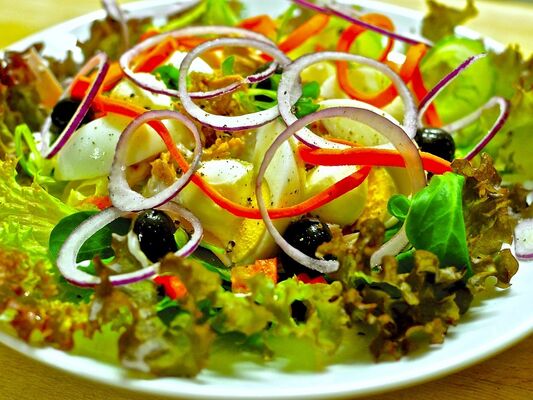 Salade restaurant café de paris merville-franceville-plage