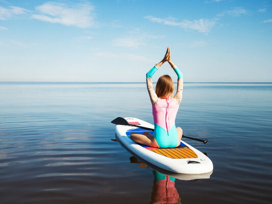 Pilates sur paddle