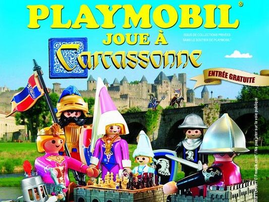 Playmobil joue a carcassonne