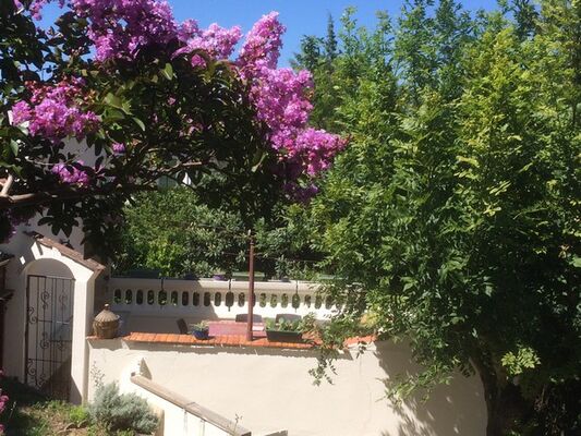 vue sur la terrasse cuisine