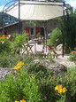 Espace commun dans le jardin