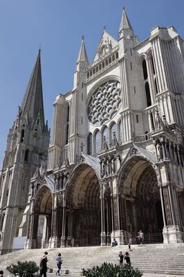 Portail sud de la cathédrale de Chartres