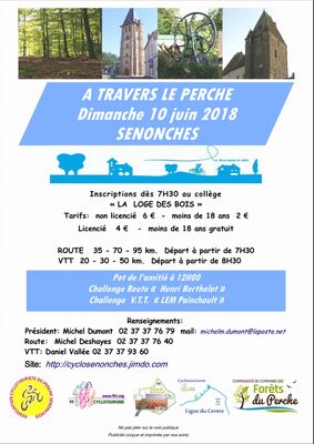 A travers le Perche, rando cyclo et VTT