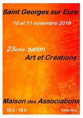 affiche-orange2-Salon-art-et-creations