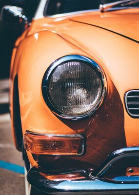 vintage-orange-vehicle-headlight-1409968