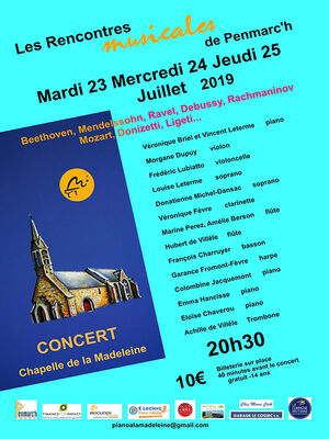 concert la Madeleine 08 juillet 2019 -