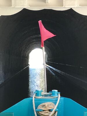 Tunnel du Malpas depuis le Santa Maria