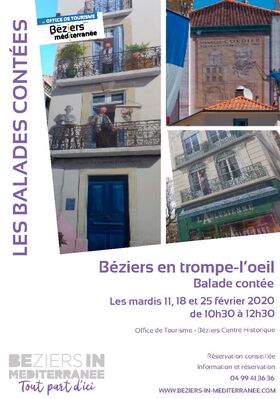 Balade contée "Béziers en trompe-l'oeil"