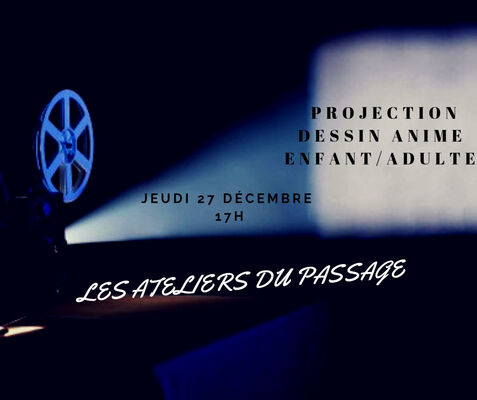 Projection Dessin Animé Adulte/Enfant diffusé sur petit écran