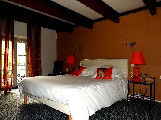 Photo 2 chambre couleur orange