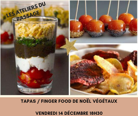 Tapas Finger Food de Noël Végétaux