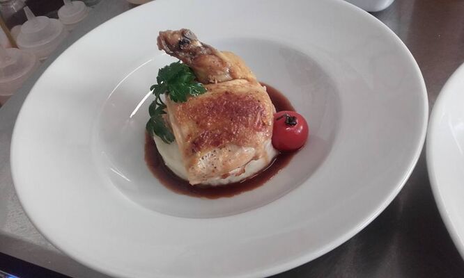poulet jaune roti