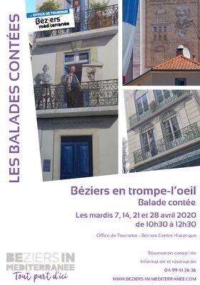 Balade contée "Béziers en trompe-l-oeil"