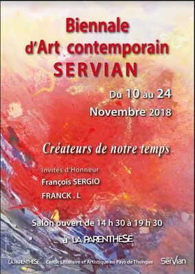 2018-11-10 au 24 biennanle art contemporain de Servian