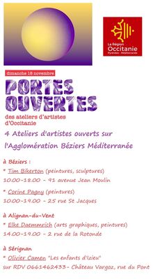 2018-11-18 journée portes ouvertes ateliers d'artistes occitanie