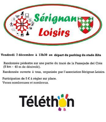 2018-12-07 rando téléthon sérignan