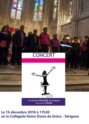 2018-12-16 concert noël vocalise Sérignan