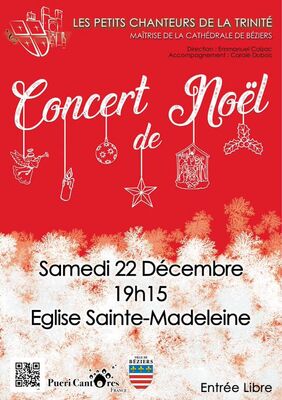 2018-12-22 concert noël la madeleine Béziers