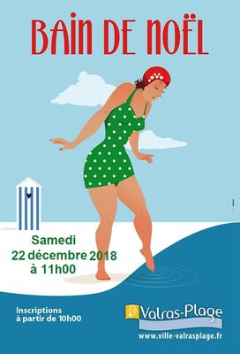 2018-12-22 bain noël Valras