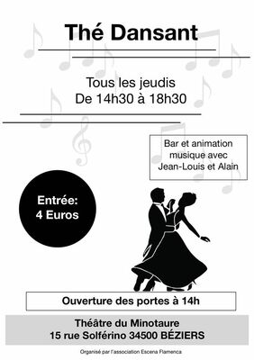 2018-2019 jeudis thés dansants minotaure béziers
