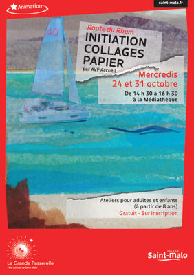 Atelier Collages papier - Saint-Malo - 24et31oct2018