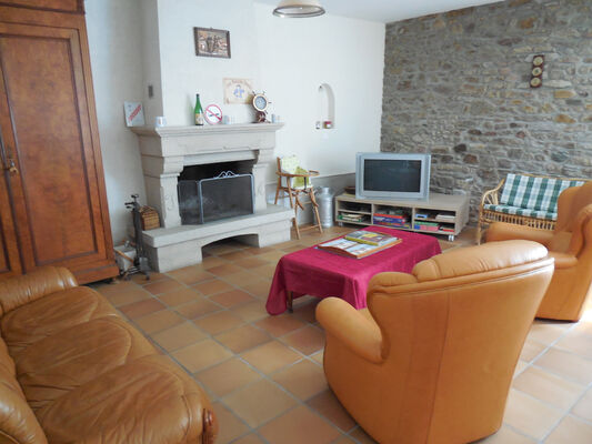 B&B La Lande Grèle - salon - Saint Jouan des Guerets