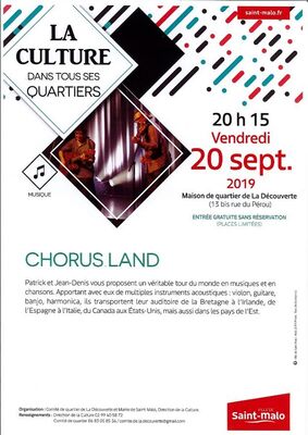 Chorus mand 20sept 2019