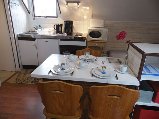Coin repas - Le Mât - Résidence la Hoguette - Saint-Malo