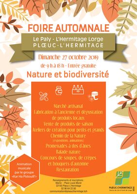Foire-automnale-Nature-et-biodiversite-dimanche-27-octobre-2019-Paly---L-Hermitage-Lorge---Ploeuc-L-Hermitage