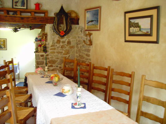 Gîte Les Balcons de la Baie (salle à manger)