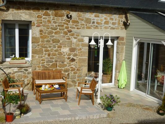 Gîte Les Balcons de la Baie (terrasse)