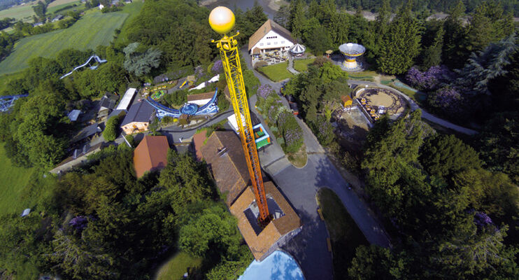 Parc d'attraction Ange Michel à Saint-Martin-de-Landelles