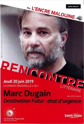 Rencontre Marc Dugain 20juin2019