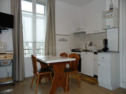 Salle à manger cuisine - le Grappin - Résidence la Hoguette - Saint-Malo