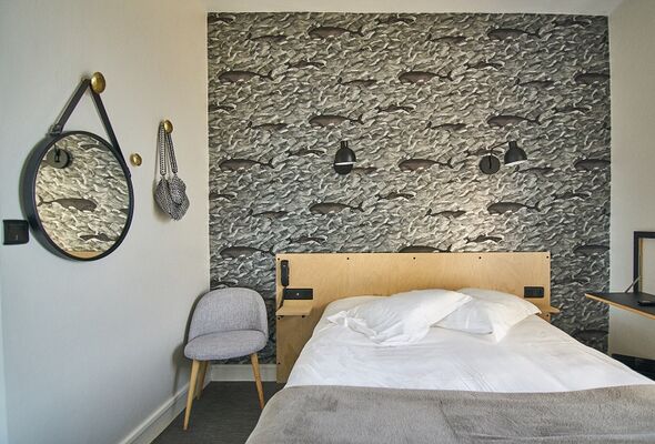 chambre triple vue mer-hotel les charmettes -saintmalo