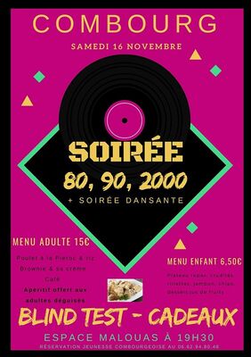 soirée années 80 16nov19
