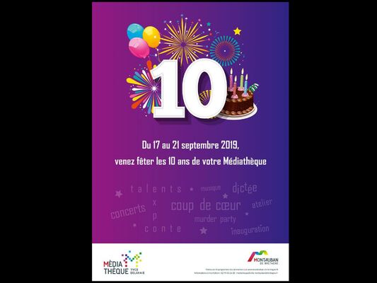 10 ans mediatheque