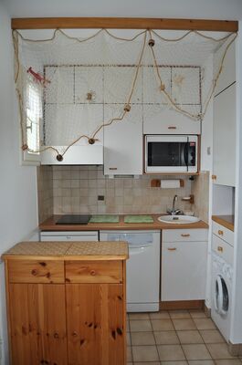 4 Appart. Kitchinette Salon Séjour Rédidence la Baie des Corsaires St Malo