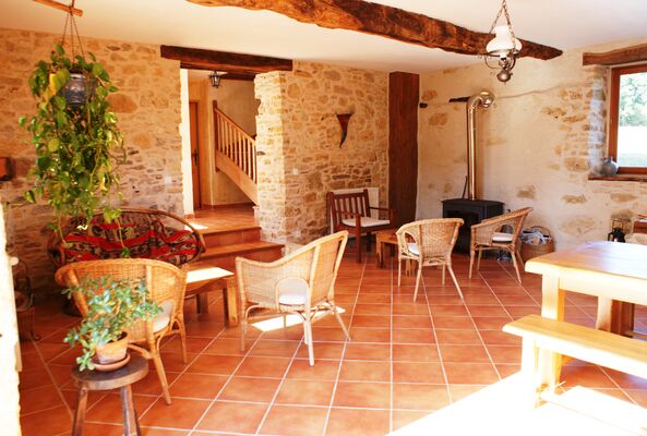 Coin salon poele