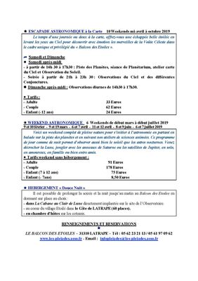 Programme 2 2019